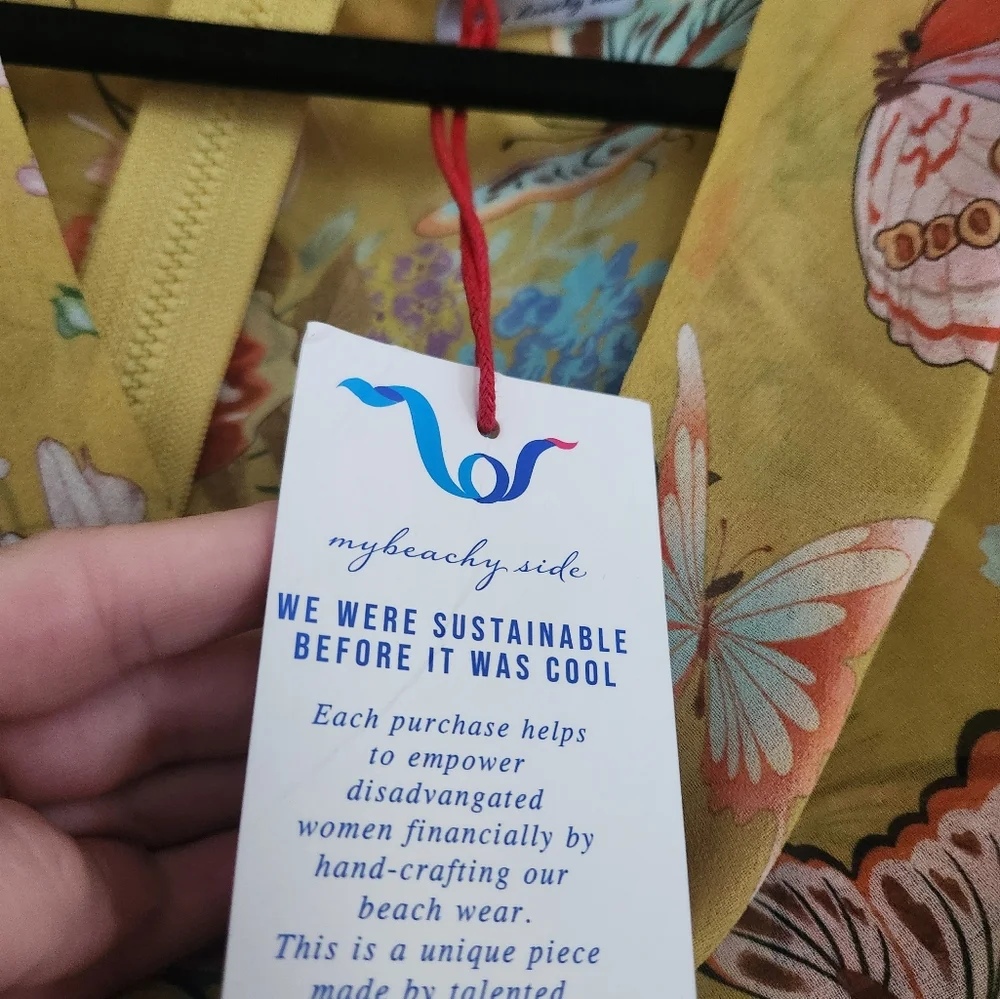 NWT My Beachy Side Begonia Cut-Out Dress Size Medium - Picture 7 of 11